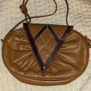 Vintage PANTERA Tan Shoulder Bag / crossbody